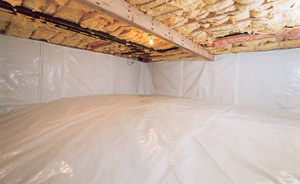 Crawl Space Moisture Barrier After in Victoria