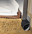 Converse installation of SilverGlo™ insulation