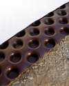 Crawl space drainage matting in a home in Beeville, Texas