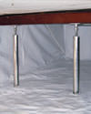 a crawl space repaired with crawl space jack posts and a crawl space liner for a home in Schertz