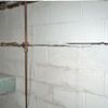 Severe foundation damage from a long crack in a bucking wall of a Universal City home.