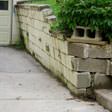 a collapsing retaining wall in Seguin