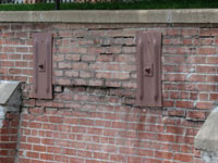 A collapsing, crumbling retaining wall in Bulverde