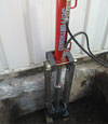 San Antonio foundation with settlement issues being lifted by push piers that were installed by our contractors